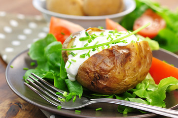 Kartoffeln mit Kräuterquark