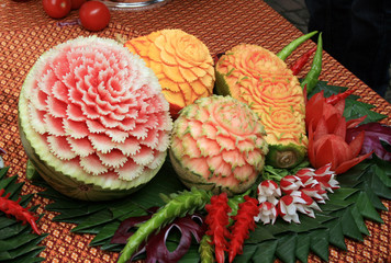 Fruit carving