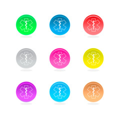 Medical symbol icons