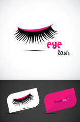 Stylized eye-lash