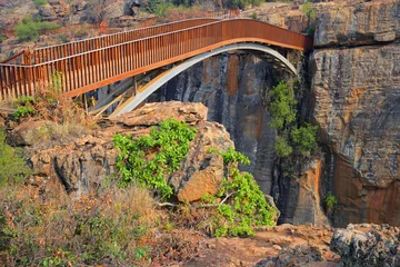 Fotobehang Bourke's Luck bridge, South Africa © EcoView