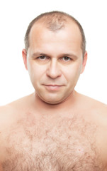 Obraz premium Naked and smiling