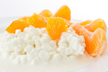 Dairy cottage cheese