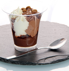 Verrine chocolat chantilly