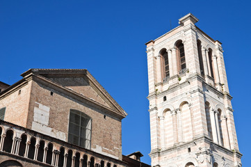 Cathedral of St. George. Ferrara. Emilia-Romagna. Italy.