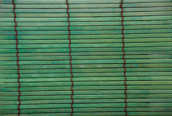 Green bamboo placemat