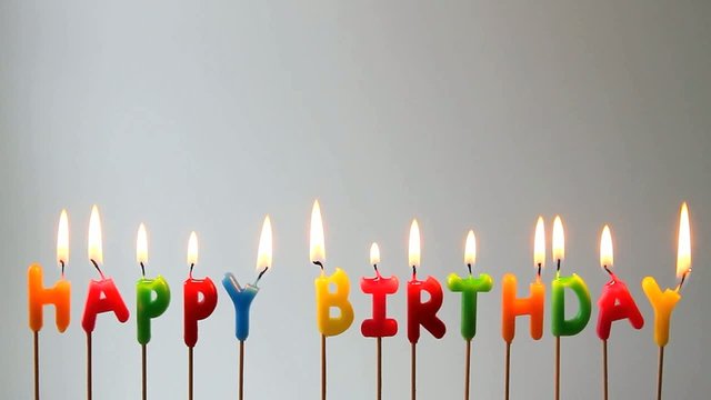 Happy Birthday Candles