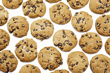 複数のクッキーのクローズアップ