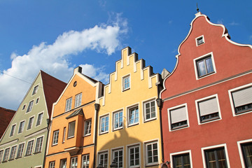 Bunte Giebelhäuser