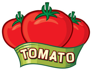 tomato label design