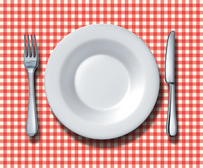 Family Restaurant Place Setting