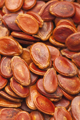 Red melon seeds in dry condition