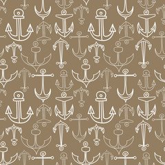 Anchor seamless pattern