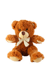 Toy Plush Teddy Bear isolated