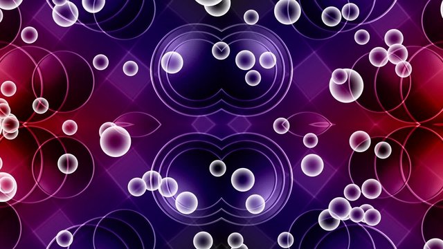 wonderful video animation with moving background and bubbles