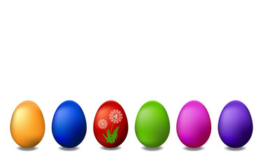 Easter eggs,background