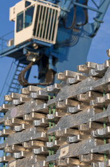 maritime activity at the Port of Genoa,Italy