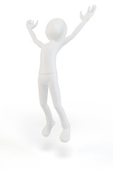 3d man body language