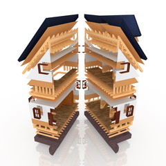 House was dismantled