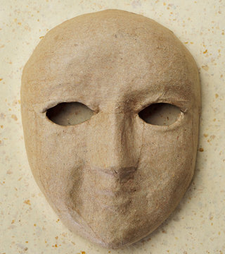 paper-mache mask