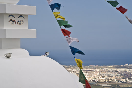 Kalachakra stupa in Karma Guen, Spain.