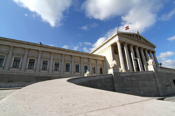 Fototapeta na wymiar Österreichisches Parlament