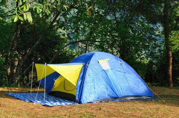 Camping Tents at Campground during Daytime