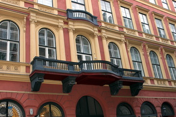 One of the buildings in Budapest