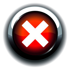 bouton-non rouge