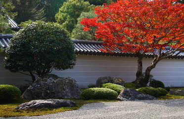 Jardin zen en automne (Kyoto, Nanzen-ji)