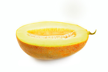 Melon on white