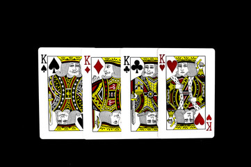 Aces playing cards