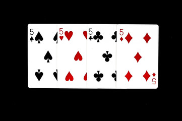 Aces playing cards