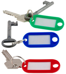 clés et porte-étiquettes