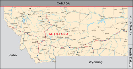 Montana - obrazy, fototapety, plakaty