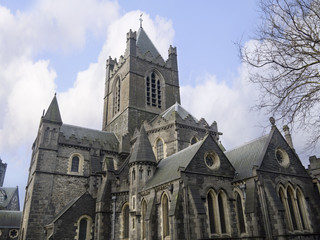 Christ Church Anglican Cathedral in Dublin City Ireland
