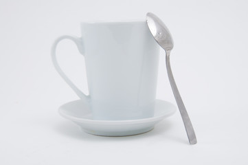 White coffe mug