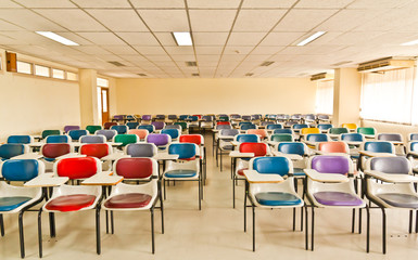 Multi colored chairs