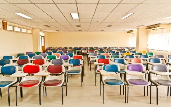 Multi colored chairs