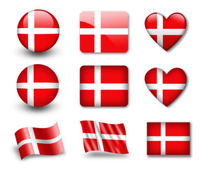 Obraz premium The Danish flag