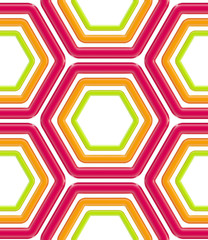 Seamless abstract hexagons background texture