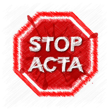 STOP ACTA Symbol