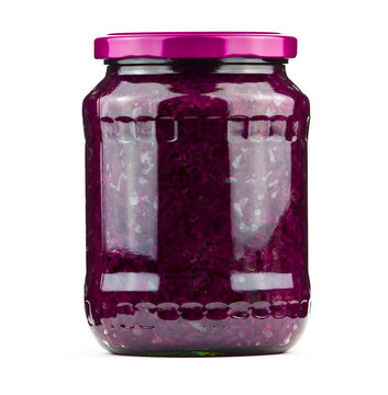 Canned red cabbage