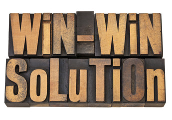 win-win solution in letterpress