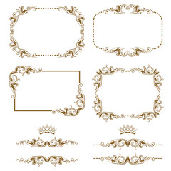 decorative frame, border, elements