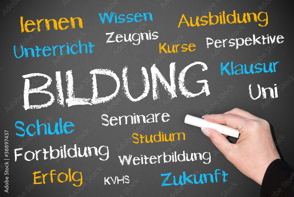 Wall mural Bildung