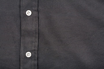 Black shirt with buttons