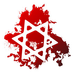 Blood star of david