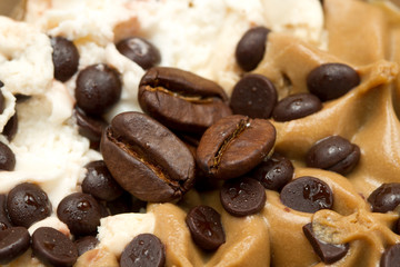 gelato al caffè e panna