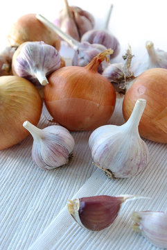 Garlic and onion